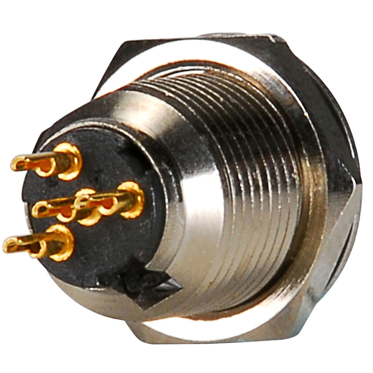 Amphenol AG4MCC 4Pin Mini XLR Male Chassis Connector